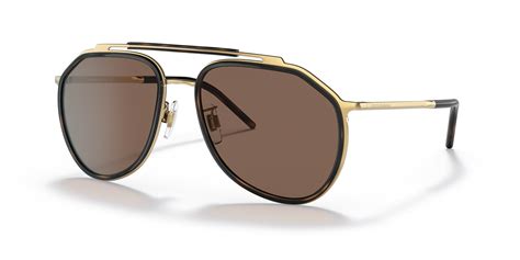 Dolce&Gabbana DG2277 57 Dark Brown & Gold/Havana .